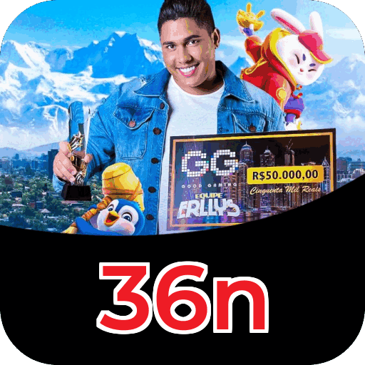 Interface do aplicativo 36n mostrando jogos disponíveis no iOS e Android